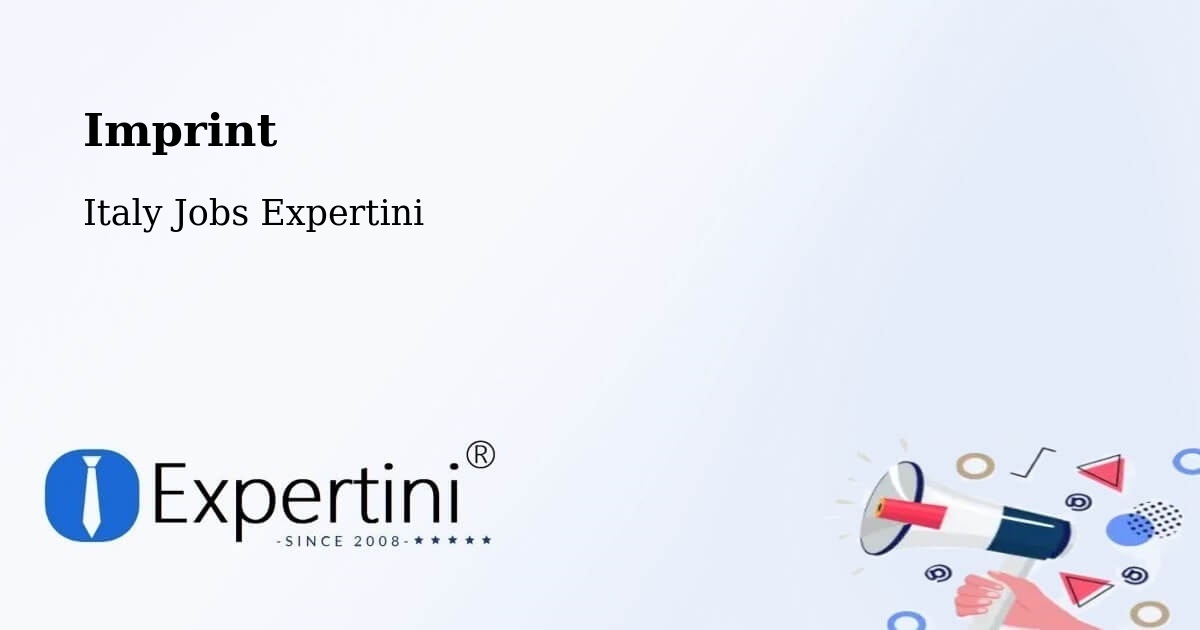 Imprint – Massiola - Italy Jobs Expertini