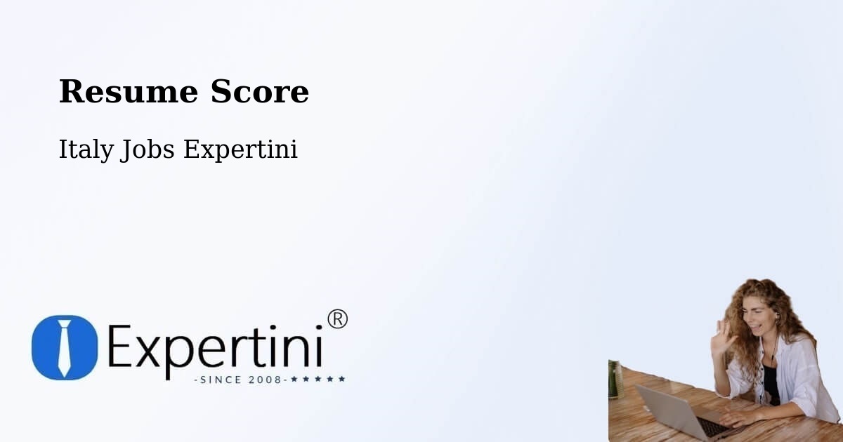 Resume Score & Job Description Match Tool – Massiola - Italy Jobs Expertini